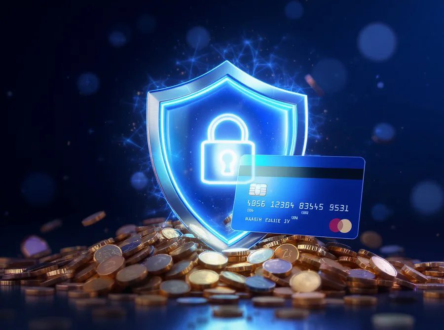 VISAカードで入金する手順のイメージ